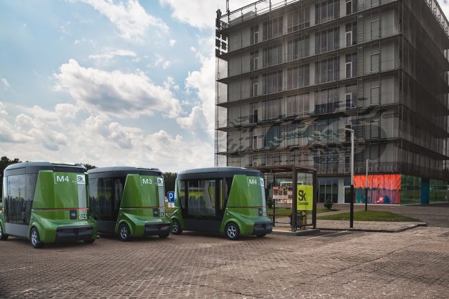 Российская компания Volgabus представила беспилотный модульный автобус (6 фото)